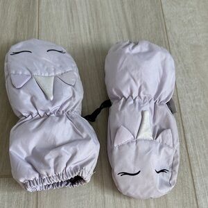 Cat & Jack Unicorn Mittens - Light Lavender
